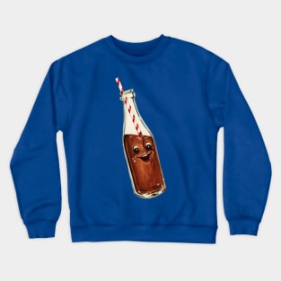 Soda Cartoon Crewneck Sweatshirt